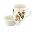 Herbal Bögre szűrővel és fedővel, Ambition, 390 ml, porcelán