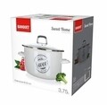 Banquet Fazék fedővel, Ø22 x 13 cm, 3,75 L, zománcozott / üveg