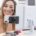 Tech Cliplink többpozíciós telefontartó, InnovaGoods, monitortartó, ABS / szilikon