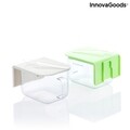 Handstore InnovaGoods 2 db Konyhai tároló levehető ragasztóbal és kiskanállal, 420 ml