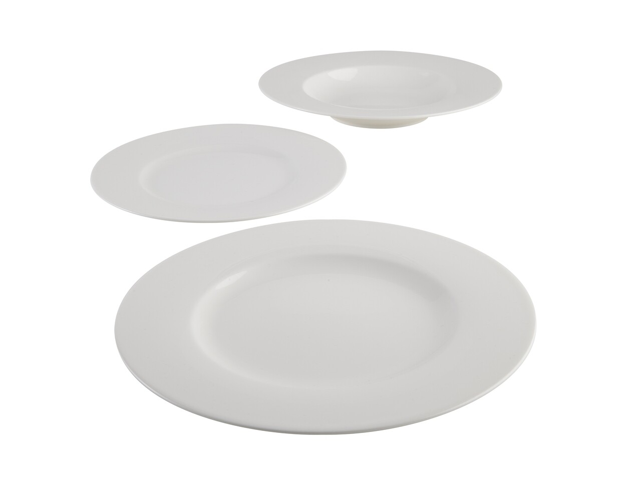 Asztali szett 12 darab, Vivo Villeroy & Boch, Basic White Starter, prémium porcelán, fehér