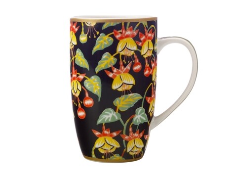 Csésze, Maxwell & Williams, Greg Irvine Fuchsia, 420 ml, porcelán, többszínű
