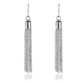 Fülbevaló, Emily Westwood, Silver Pendulous, rozsdamentes acél, ezüst