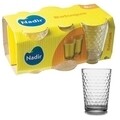 6 db Nadir Batuque pohár készlet, ellenálló üveg, 280 ml