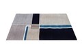 Sea Bedora szőnyeg, 160x230 cm, 100% gyapjú, kék, kézzel készített