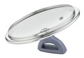 Wok serpenyő fedővel, Tefal, Daily Cook, 28 cm Ø, rozsdamentes acél