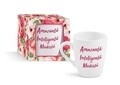 Csésze Amuzanta, Inteligenta, Modesta, 300 ml, porcelán