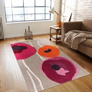 Pipacs Bedora szőnyeg, 120x170 cm, 100% gyapjú, piros, kézzel készített