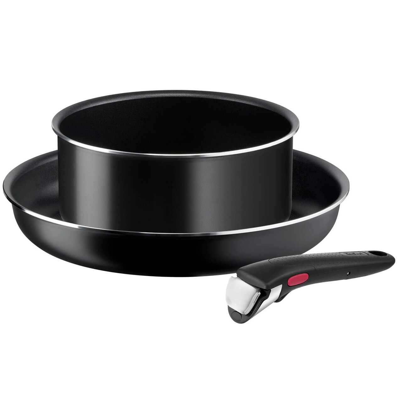 Tefal 3 Darabos Főzőkészlet, Ingenio Easy Cook & Clean Beginner, Alumínium