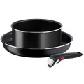 Tefal 3 darabos Főzőkészlet, Ingenio Easy Cook & Clean Beginner, alumínium