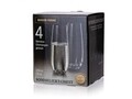 4 db-os pohár szett Stemless pezsgőhöz, bankett, 230 ml, üveg