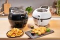 Tefal Fritőz, Actifry Extra, 1500 W, 1 kg űrtartalma, fehér/szürke