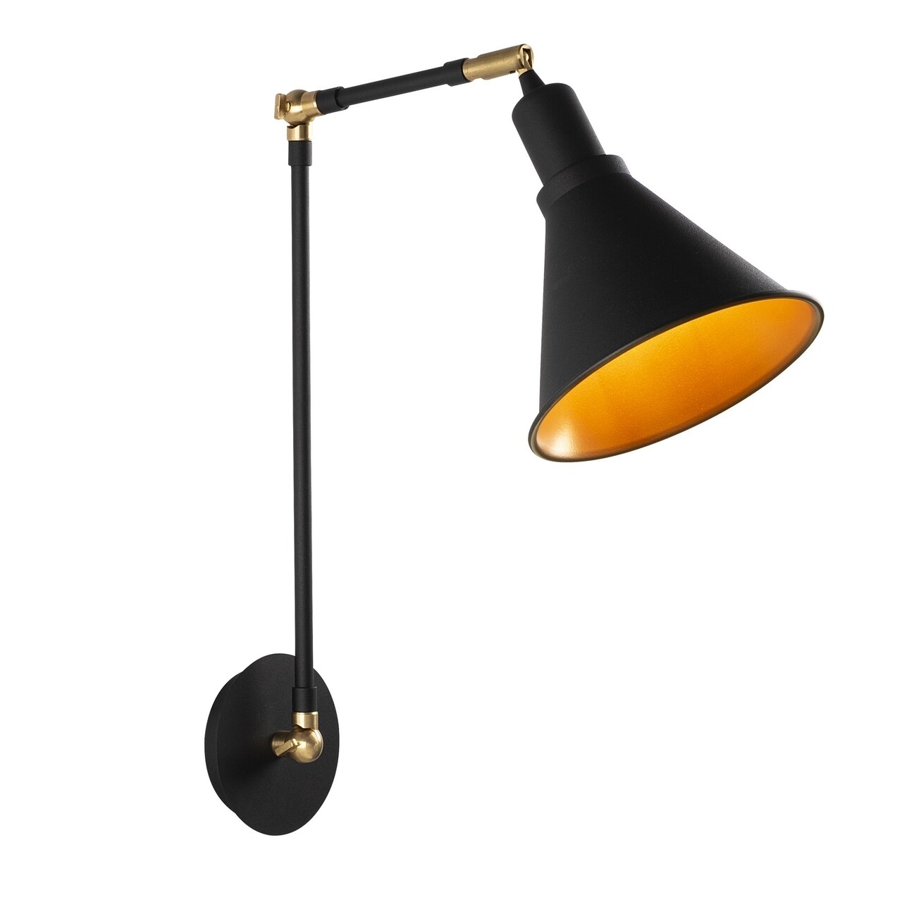 Berceste N-682 Fali lámpa, Noor, 20 x 56 cm, 1 x E27, 100W, fekete