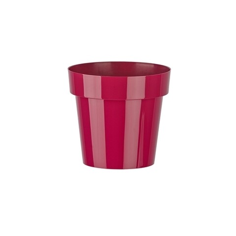 Classic Virágcserép 28 cm, műanyag, meggyszínű