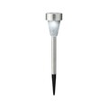 Stake Kerti lámpa, Lumineo, 7.3x28 cm, rozsdamentes acél, áttetsző