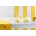 Villeroy & Boch 4 darabos Pohár készlet, Colorful Life Lemon Pie, 420 ml, kristályüveg, sárga