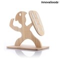 Spartan InnovaGoods Késkészlet fa tartóval, 7 darabos, rozsdamentes acél/fa
