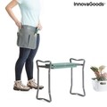 Situl InnovaGoods Összecsukható 3 az 1-ben kerti szék szerszámtáskával, 60x49x27.5 cm, vas/ Oxford anyag