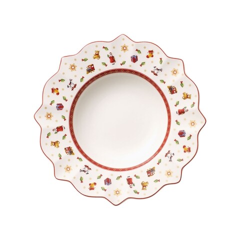 Mélytányér, Villeroy & Boch, Toy's Delight White, 26 cm, 350 ml, prémium porcelán