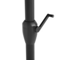 Calpe Kerek napernyő forgókarral, H.250 D.300 cm, alumínium, fekete/szürke