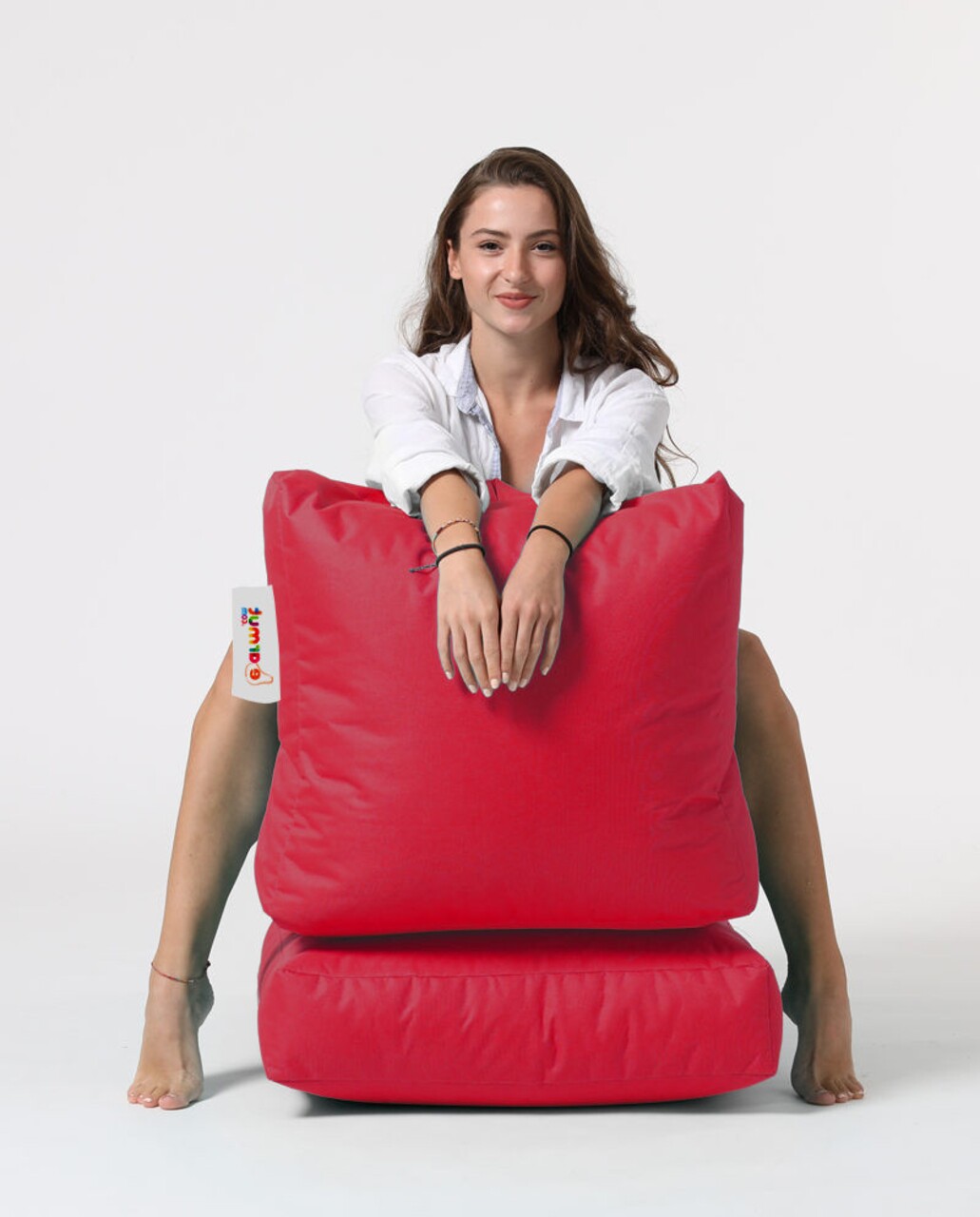 Siesta Kihúzható Fotel, Ferndale Bean Bag, 55 - 180 Cm, Vízhatlan Poliészter, Piros