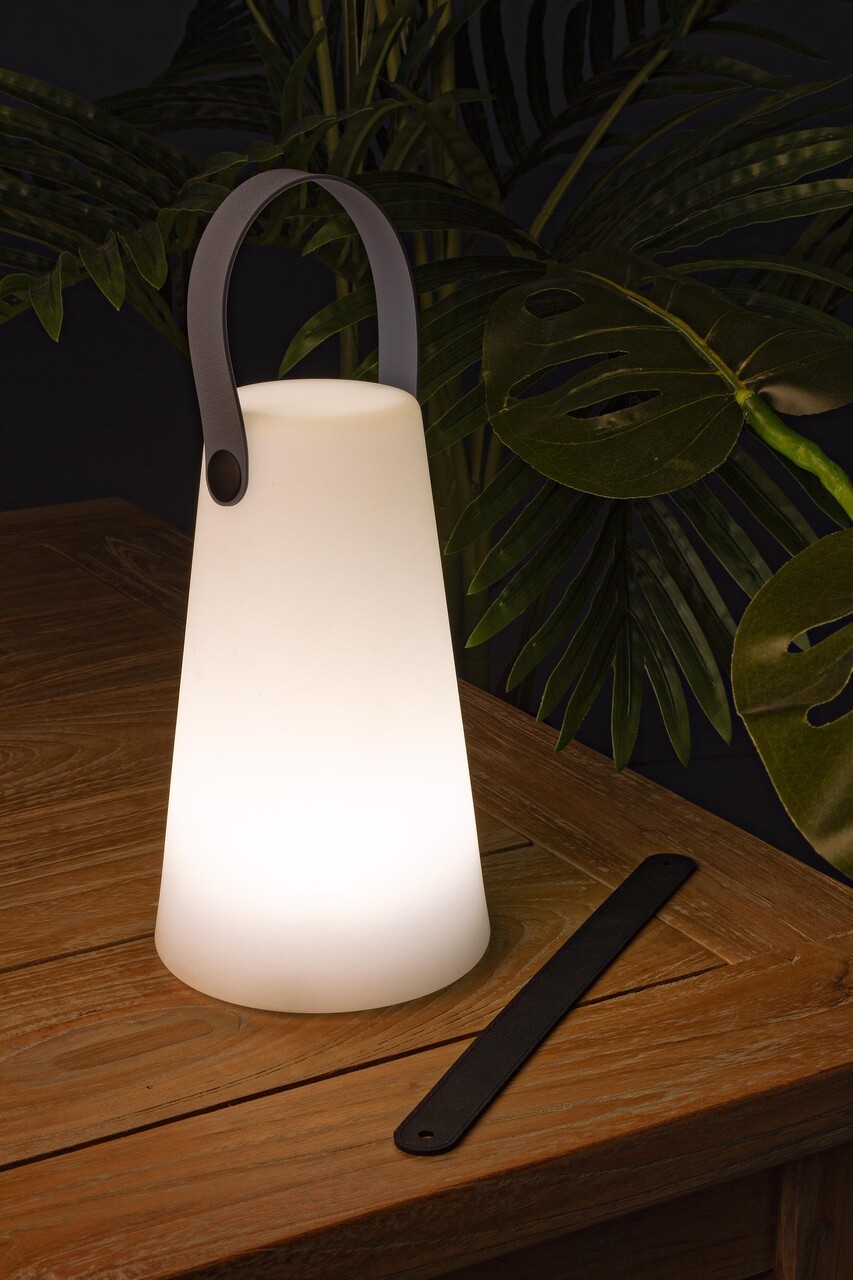 Cylindrical Party Kültéri Lámpa LED-el, Bizzotto, Ø12 x 20 cm, 7 szín, USB, távirányítóval