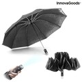 Folbrella InnovaGoods Megfordítható esernyő LED-el, összecsukható, Ø103 x 61 cm