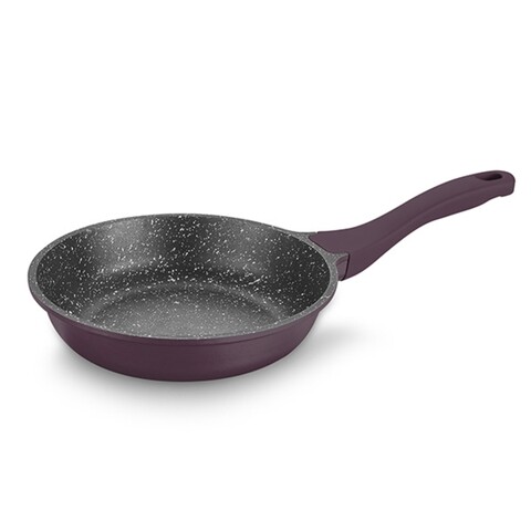Muhler serpenyő, MR-2849, öntött alumínium / márvány burkolat, 28 cm, lila