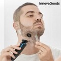 Hipster Barber Borotva sablon borotválkozáshoz, InnovaGoods, 17x11.5x0.1 cm