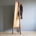 Oglinda de podea Cheval A43, Neostill, 55 x 3.2 x 170 cm, lemn masiv, walnut