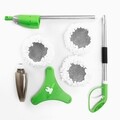 InnovaGoods Felmosó, 3 forgófejjel, 600 ml, 40 x 130 cm, ABS/rozsdamentes acél