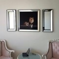 T807, Neostill Kép és 2 db Dísz tükör, hőálló üveg, 70 x 70 cm/30 x 70 cm