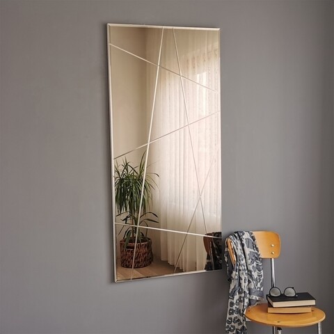 Neostill Dísz tükör, 62 x 130 cm, ezüstszín