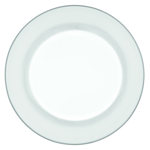 Lapos tányér, Vidivi, Rialto, 22 cm Ø, üveg, átlátszó