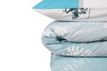 Beverly Hills Polo Club Kétszemélyes ágynemű, 3 darabos, 100% ranforce pamut, BHPC 032, türkiz