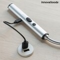 Firebend InnovaGoods Elektromos öngyújtó,  360º irányítsa, USB, LED, 23.7 cm