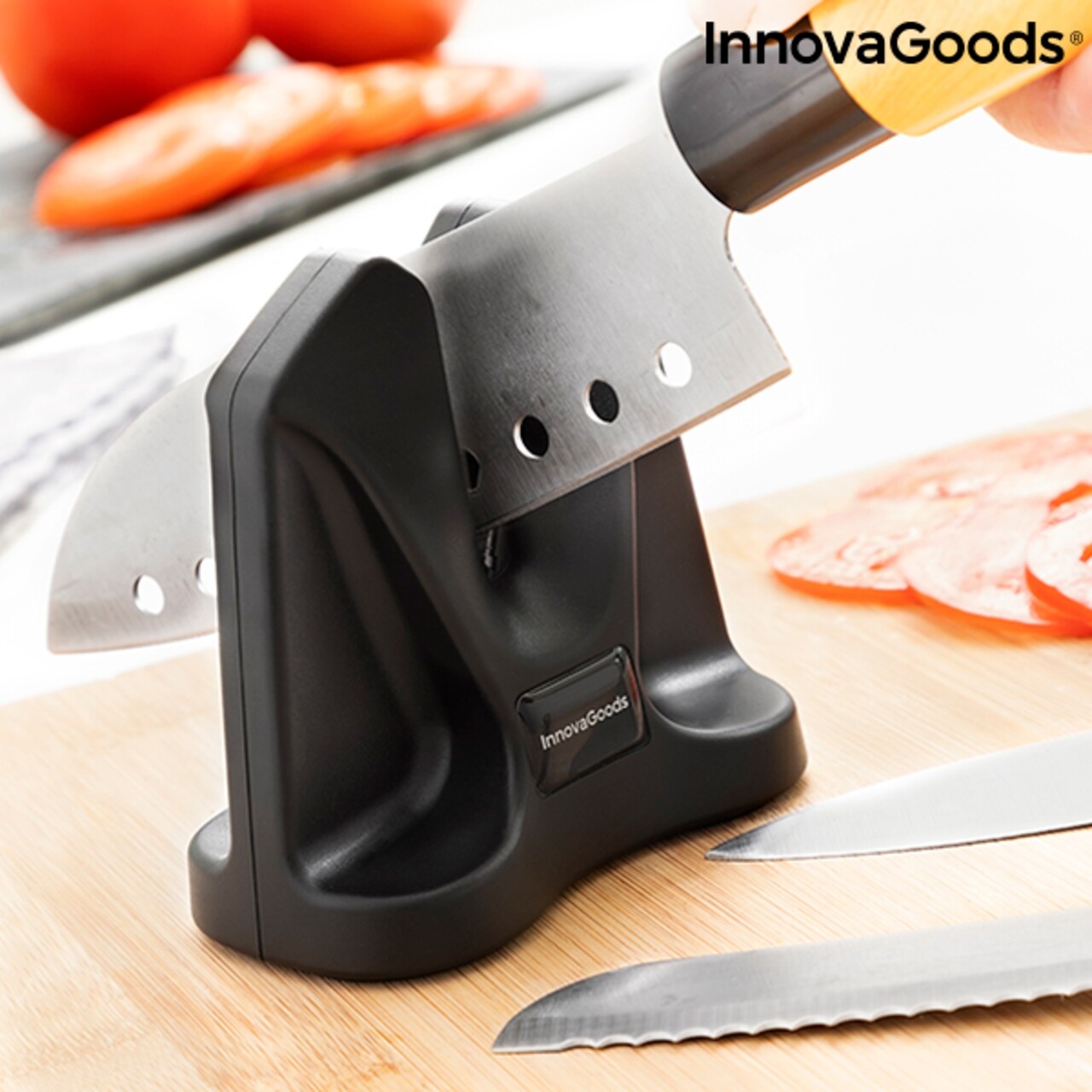 Sharvy InnovaGoods Pro V Késélező, ABS/szilikon