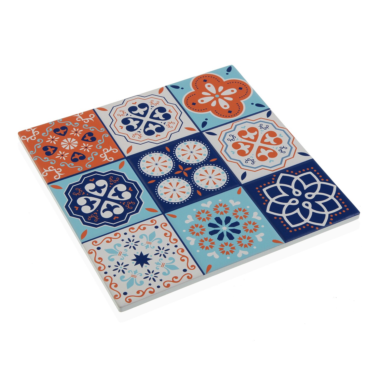 Mosaic Orange Forróedény alátét, Versa, 20x20 cm, kerámia
