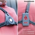 Safelt InnovaGoods Sport hám LED fényekkel , USB, szürke/fekete