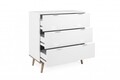 Fiók, Finori, Goteborg 1, 79,8 x 86,5 x 40 cm, PAL / MDF, sonoma / fehér