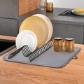 Edényszárító, Metaltex, TouchTherm®, 42,5 x 17 x 40 cm, rozsdamentes acél / mikroszálas