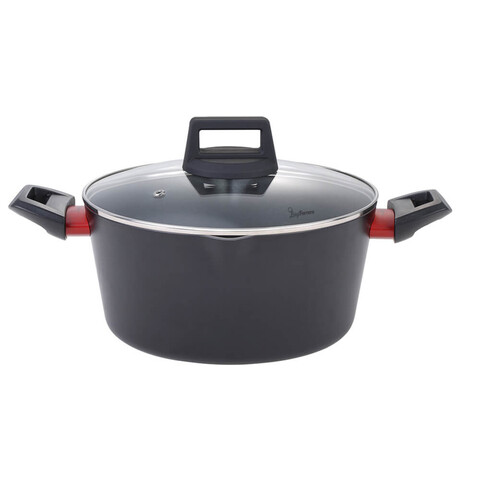 Luigi Ferrero Rosso FR-2411 Lábas fedővel, Ø24 cm, 4,1 L, préselt alumínium / tapadásmentes bevonat