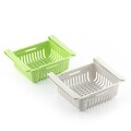 Friwer InnovaGoods 2 db Hűtőszekrény rendszerező, állítható hosszúság, 20-28x16.5x7 cm
