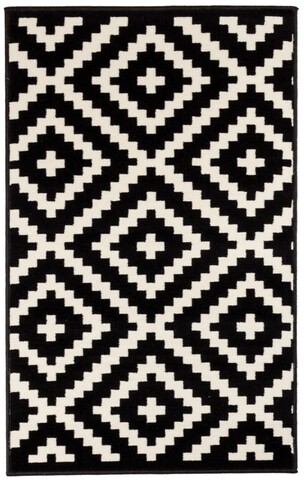 Pambus Szőnyeg, Decorino, 160x230 cm, polipropilena, fekete/fehér