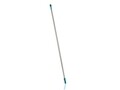 Leifheit Steel kattintórendszeres fogantyú, acél / műanyag, 140 cm, ezüst / zöld