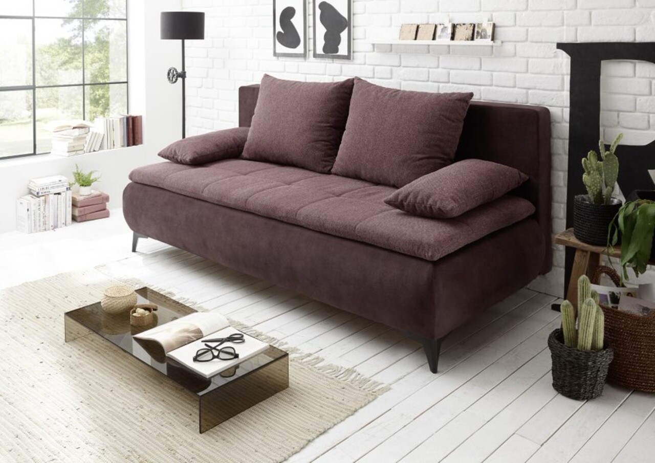 Kihúzható kanapé, Zoe Lux 3D, Salvador Brego 93, 202 x 94 x 104 cm, bézs