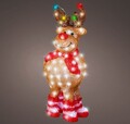 Reindeer Fénydekoráció, Lumineo, 22.5x29x63.5 cm, akril, színes