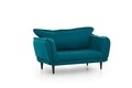 Vino Daybed Kihúzható kanapé, Futon, 3 személyes, 200x70 cm, fém, zöld