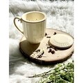 Csésze infúzióval Nina, Duo, 400 ml, porcelán, fehér / arany