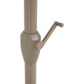 Calpe Téglalap alakú napernyő forgókarral, L.200 l.300 H.259 cm, alumínium, pezsgőszín/bézs